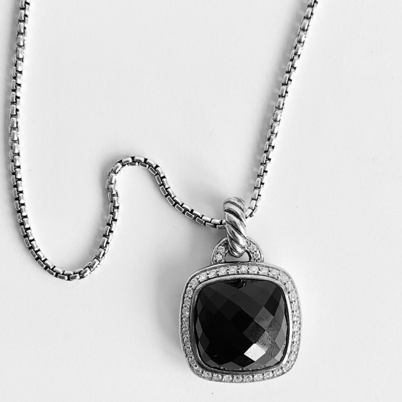 David Yurman Jewelry - David Yurman Albion Pendant wBlack Onyx & Diamonds